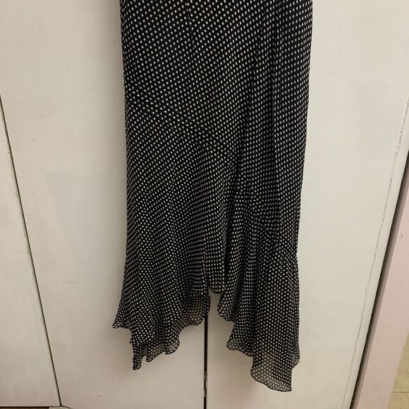 Vintage Adrianna Papell woman polka dot silk dress 100%silk - Picture 5 of 7